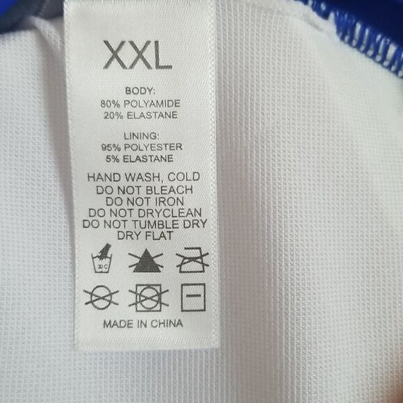 NWOT Wocleiliy Women Blue Swimsuit Sz XXL - Picture 7 of 8